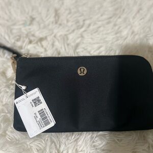 Authentic Lululemon athletica New Black Women's wristlet wallet